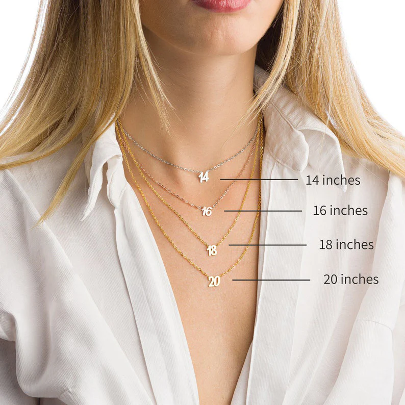 CUSTOM INITIAL NECKLACES - SOLID 14K | 18K GOLD